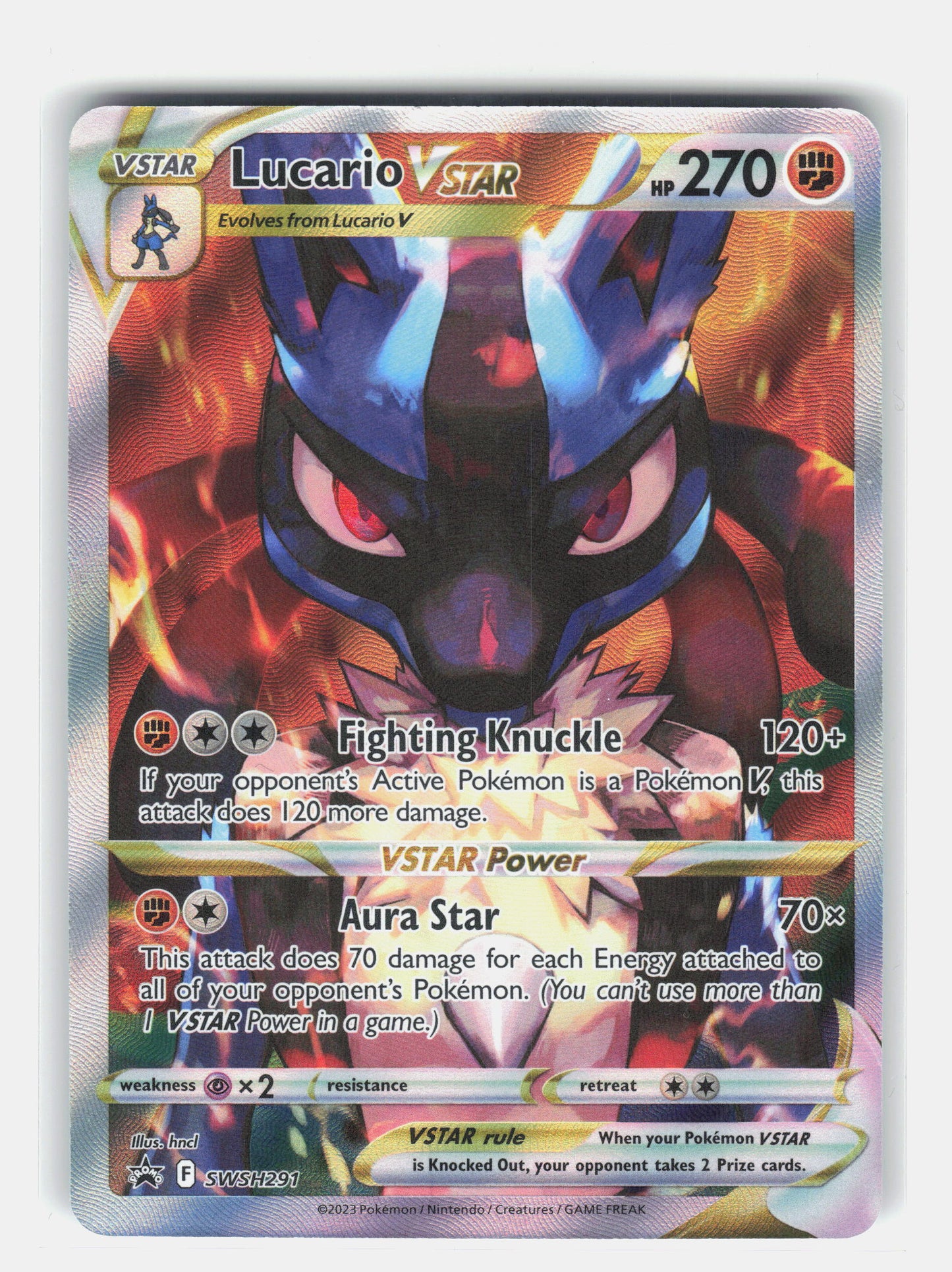 SWSH: Sword & Shield Promo Cards #SWSH291 Lucario VSTAR