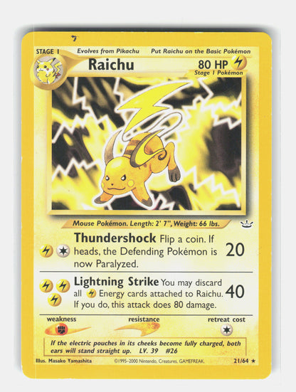 Neo Revelation #21/64 Raichu