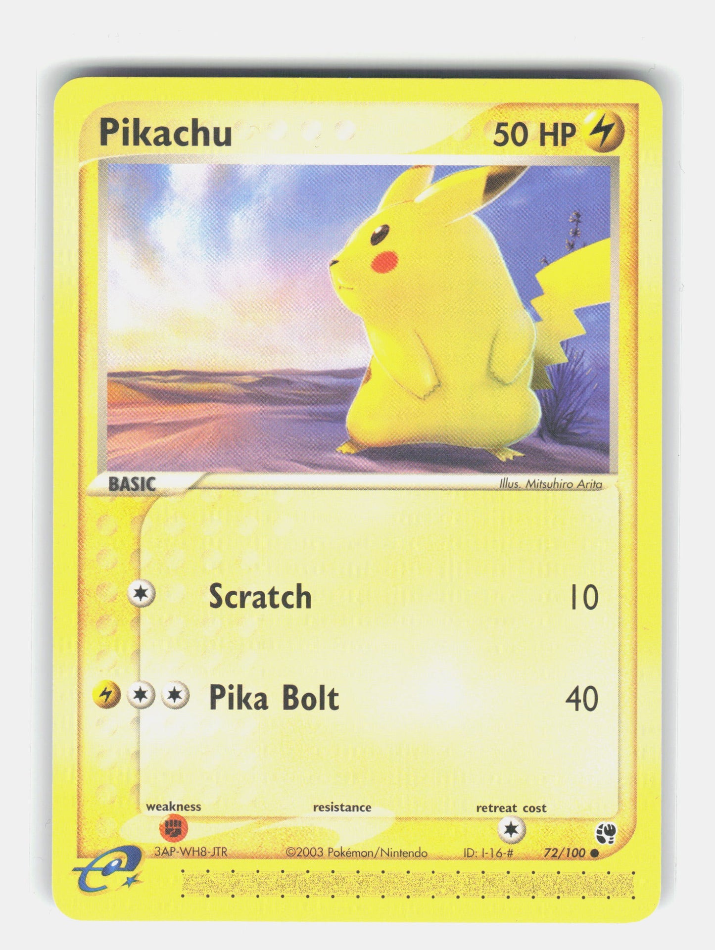 Sandstorm #72/100 Pikachu