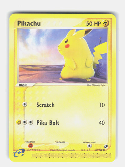 Sandstorm #72/100 Pikachu