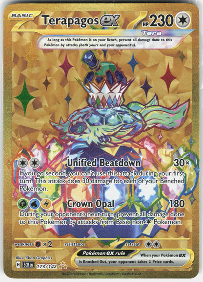 SV07: Stellar Crown #173/142 Terapagos ex