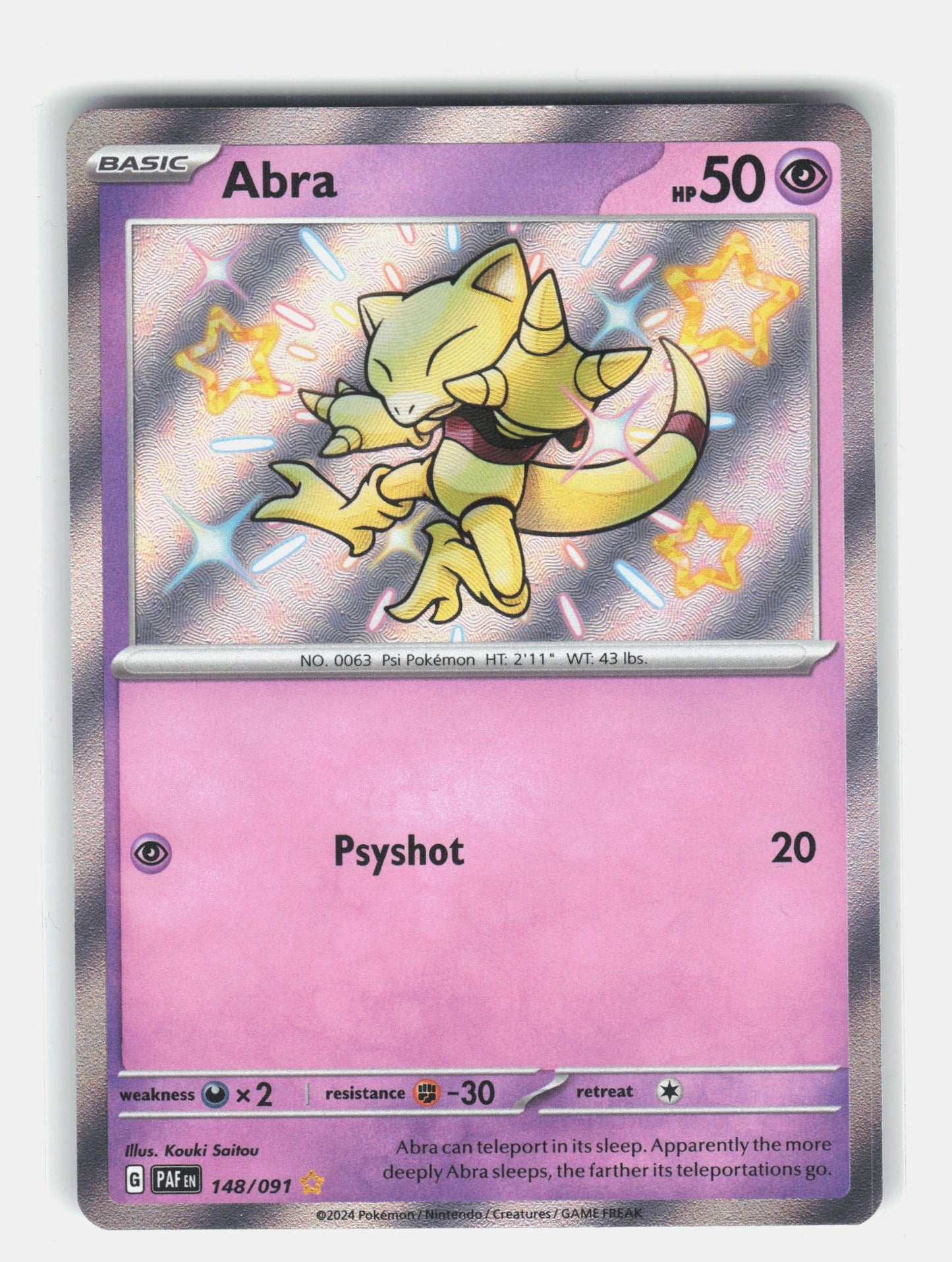 SV: Paldean Fates #148/091 Abra