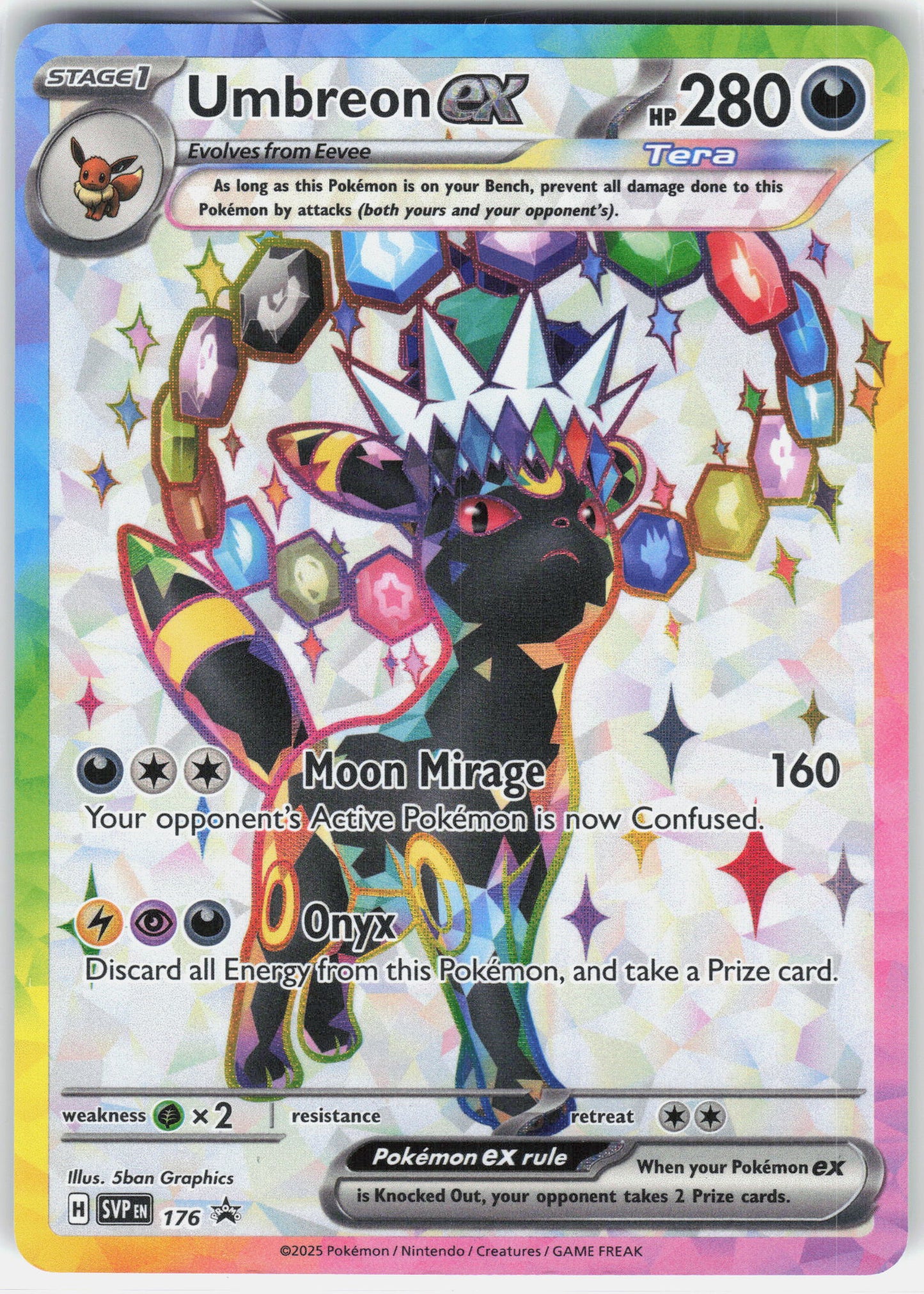 SV: Scarlet & Violet Promo Cards #SVP 176 Umbreon ex