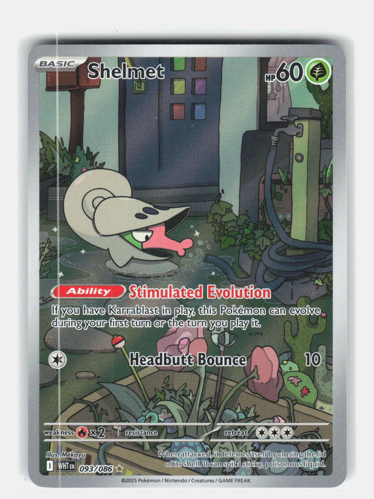 2025 Pokémon Scarlet & Violet - White Flare #93 Shelmet