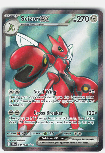 SV05: Temporal Forces #195/162 Scizor ex