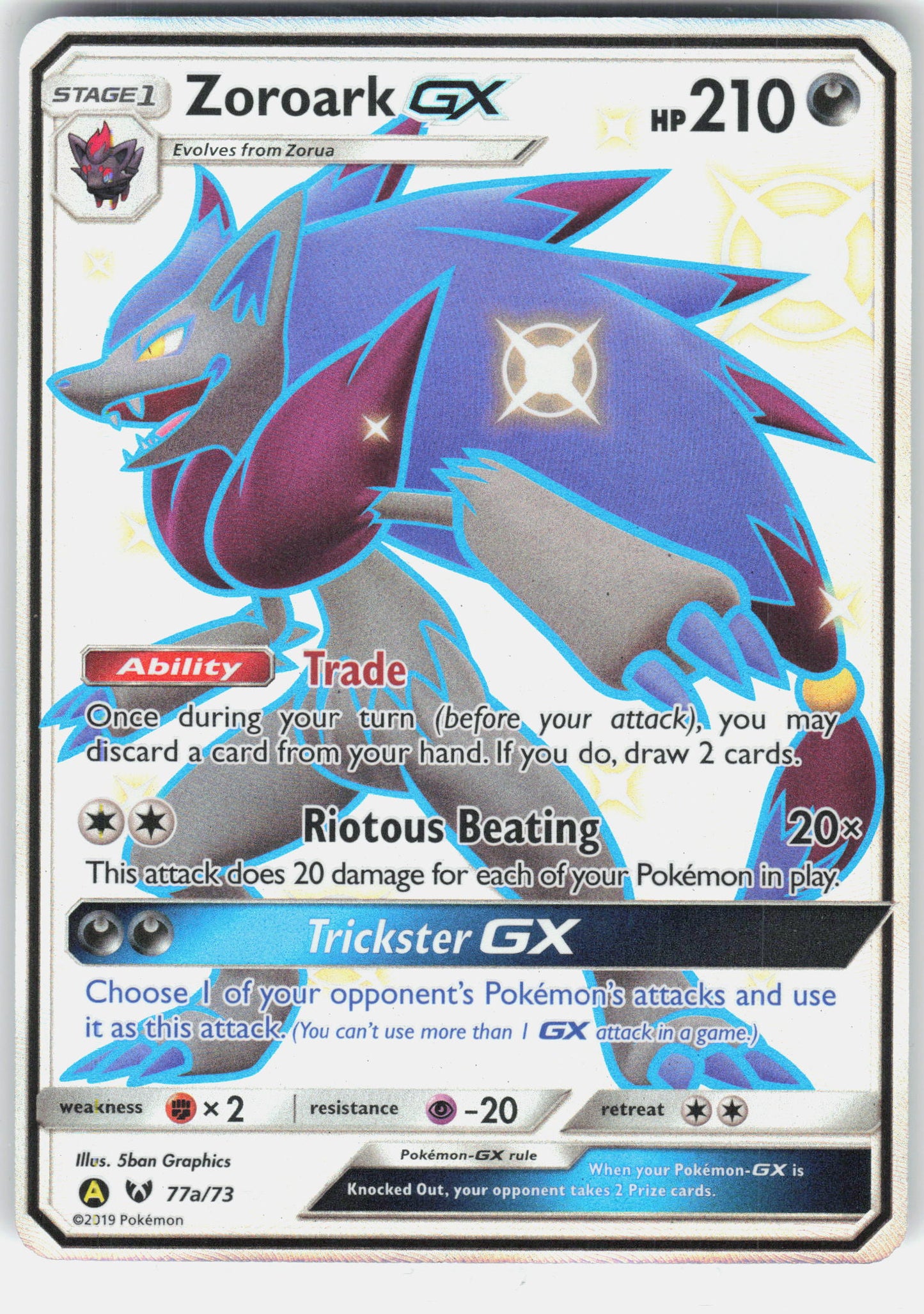 Alternate Art Promos #077a/073 Zoroark GX