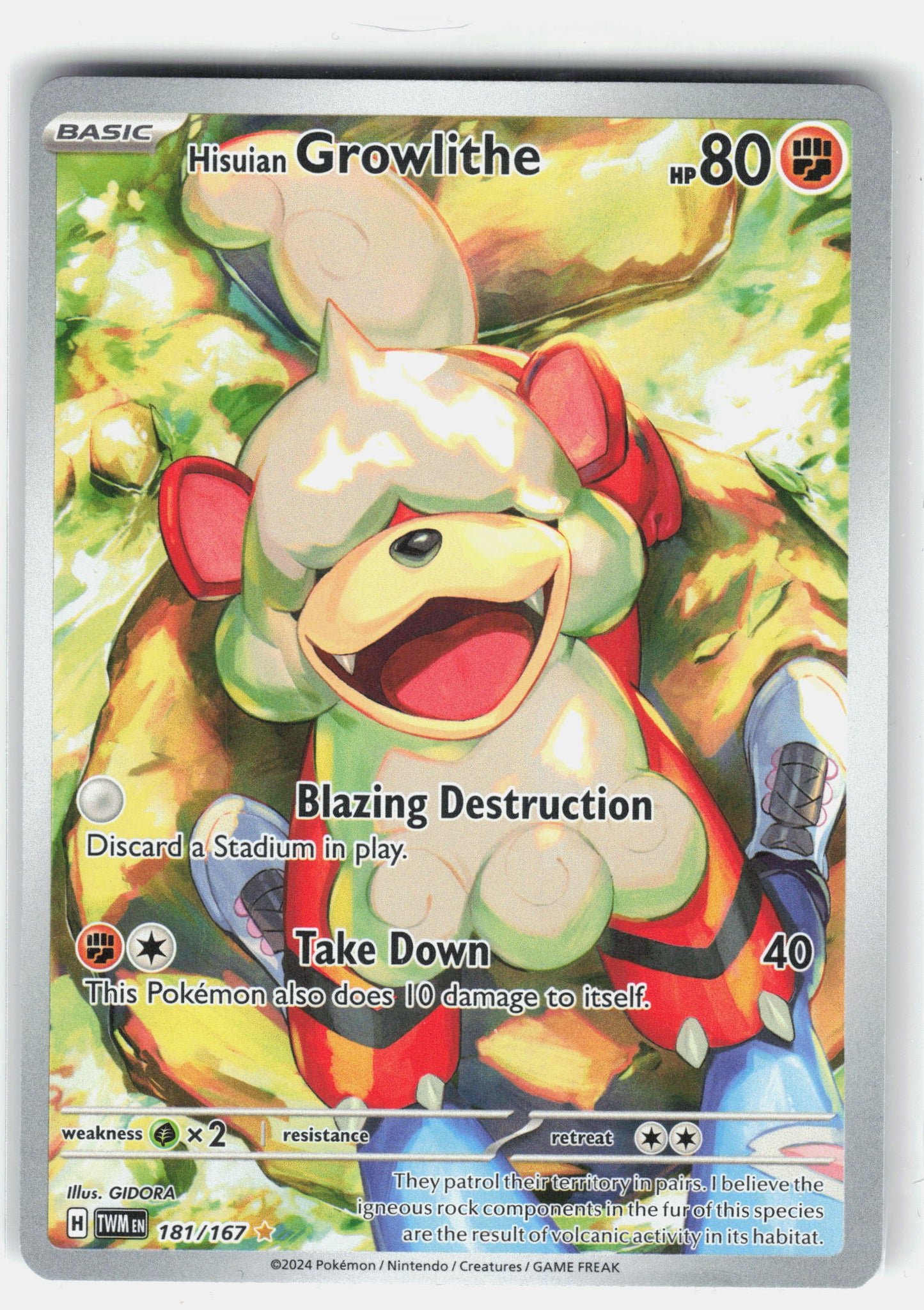 SV06: Twilight Masquerade #181/167 Hisuian Growlithe