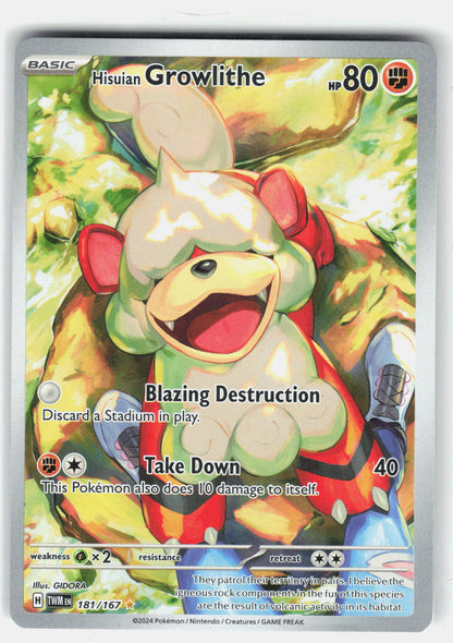 SV06: Twilight Masquerade #181/167 Hisuian Growlithe