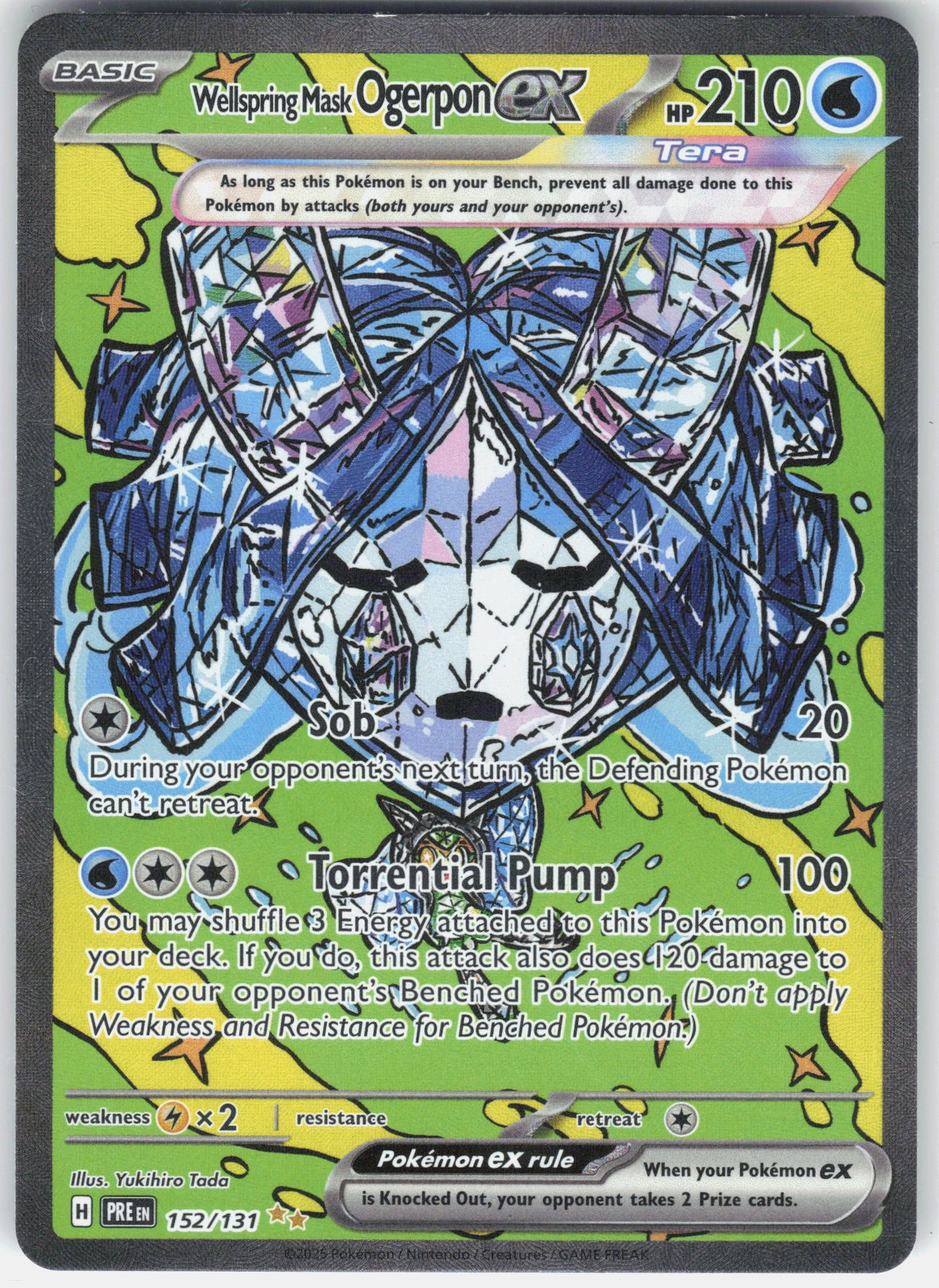 SV: Prismatic Evolutions #152/131 Wellspring Mask Ogerpon ex