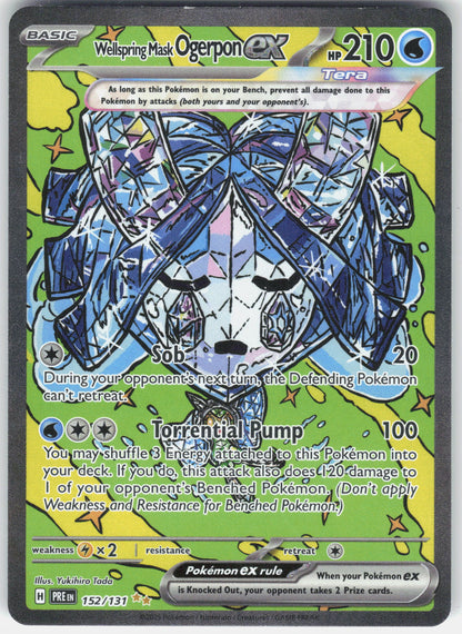 SV: Prismatic Evolutions #152/131 Wellspring Mask Ogerpon ex