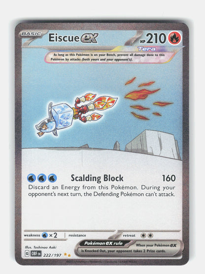 SV03: Obsidian Flames #222/197 Eiscue ex
