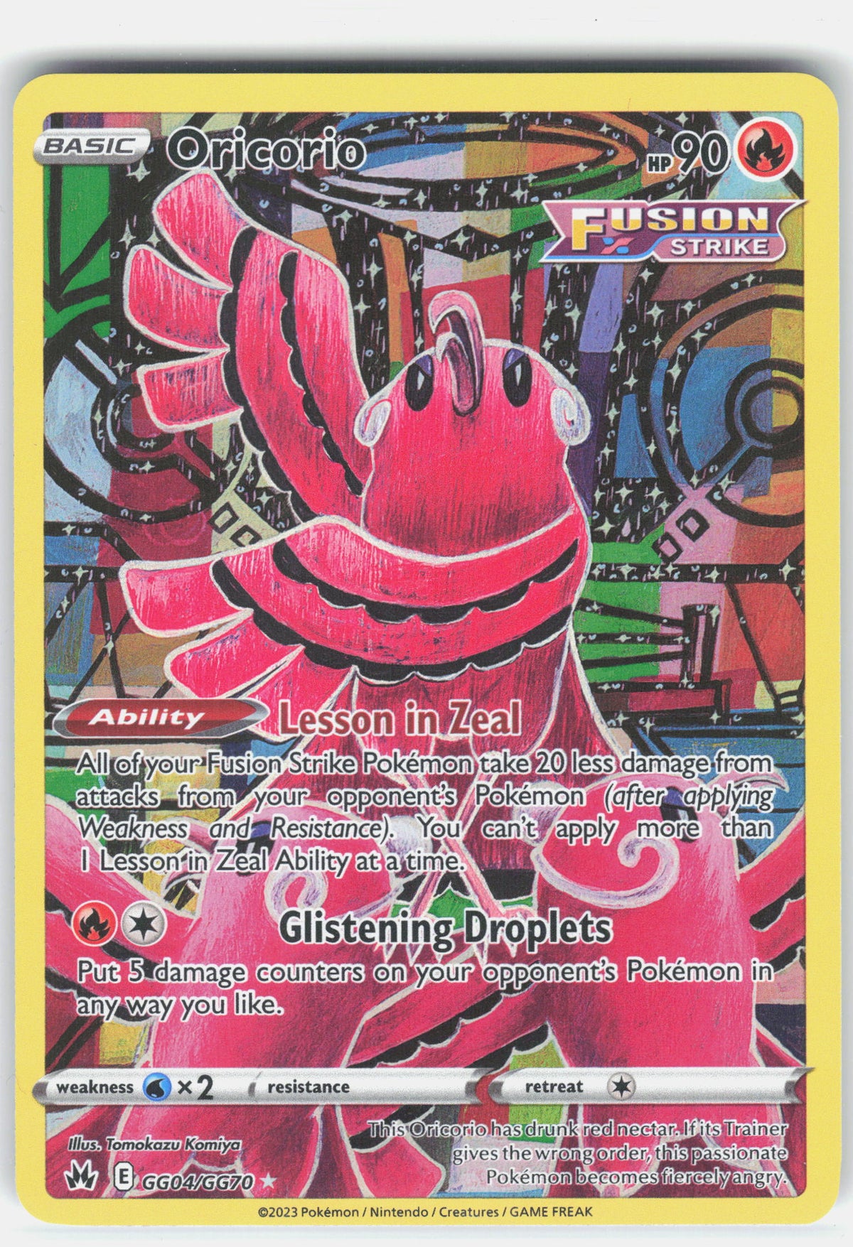 SWSH: Crown Zenith: Galarian Gallery #GG04/GG70 Oricorio