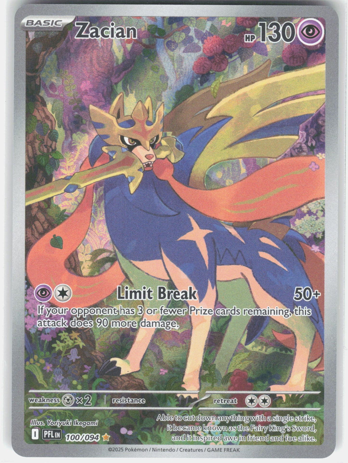 ME02: Phantasmal Flames #100/094 Zacian