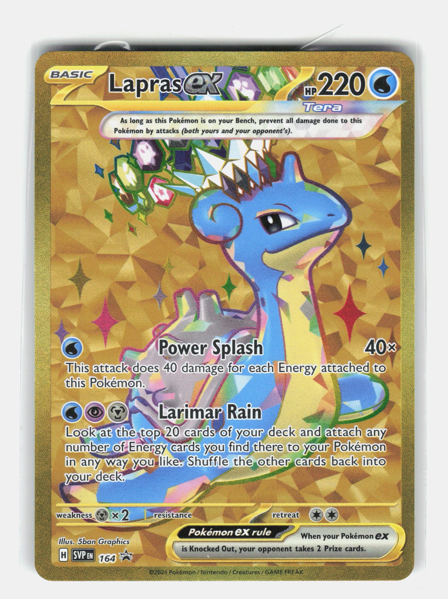 SV: Scarlet & Violet Promo Cards #164 Lapras ex