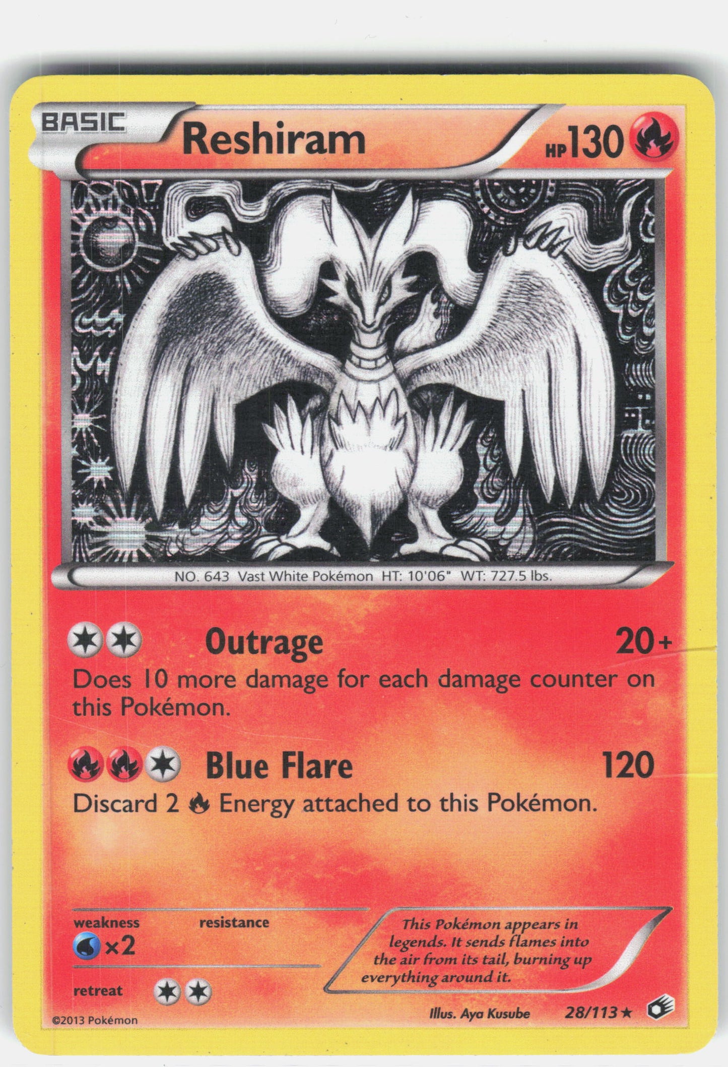Legendary Treasures #28/113 Reshiram