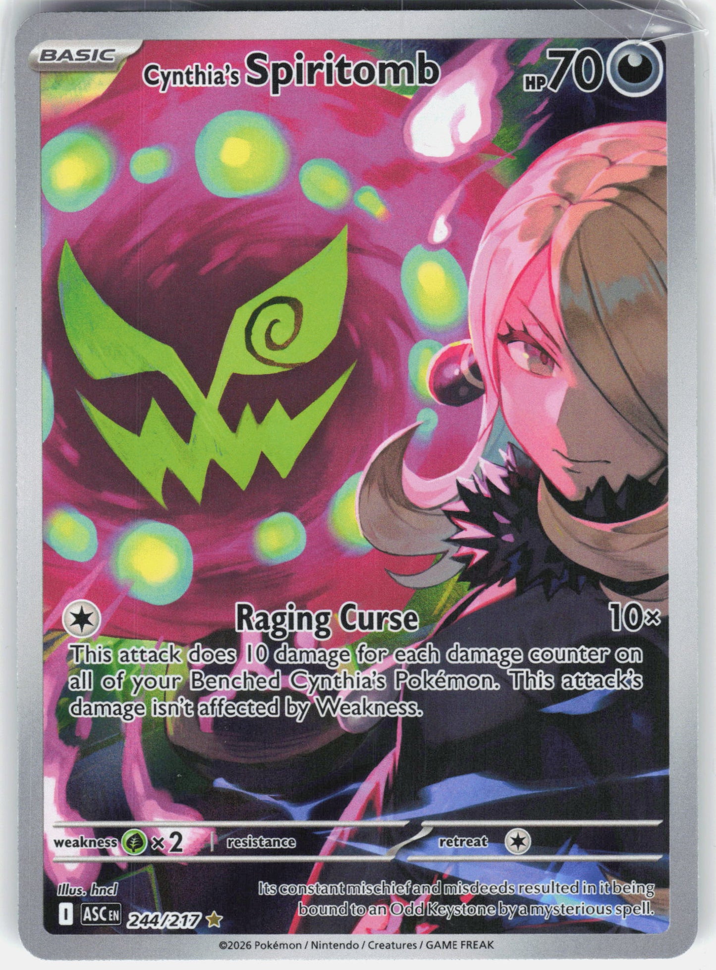 ME: Ascended Heroes #244/217 Cynthia's Spiritomb