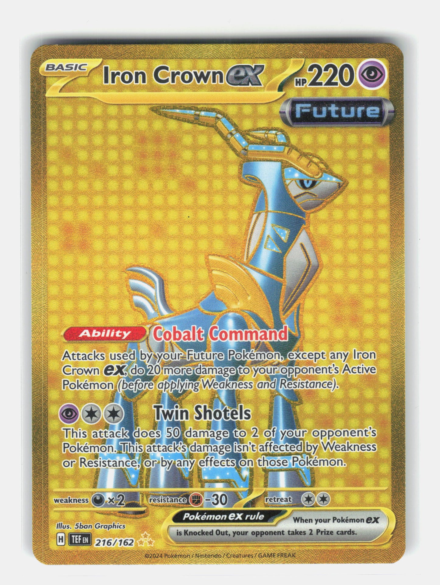 SV05: Temporal Forces #216/162 Iron Crown ex
