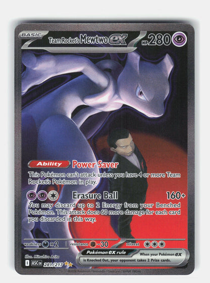ME: Ascended Heroes #281/217 Team Rocket's Mewtwo ex