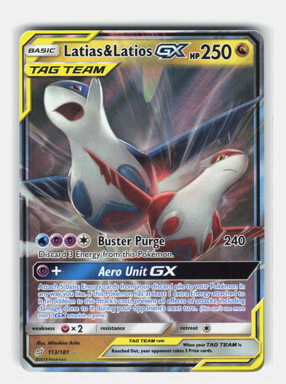 SM - Team Up #113/181 Latias & Latios GX