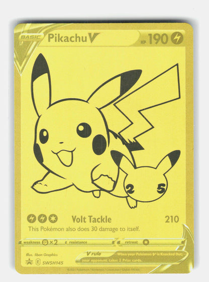 SWSH: Sword & Shield Promo Cards #SWSH145 Pikachu V