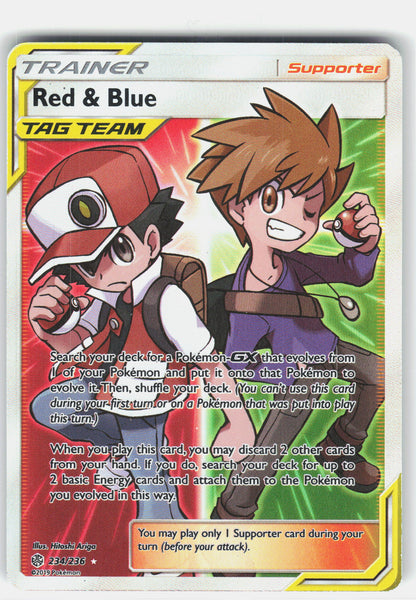 SM - Cosmic Eclipse #234/236 Red & Blue (Full Art)
