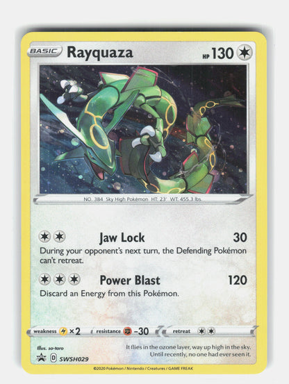 SWSH: Sword & Shield Promo Cards #SWSH029 Rayquaza
