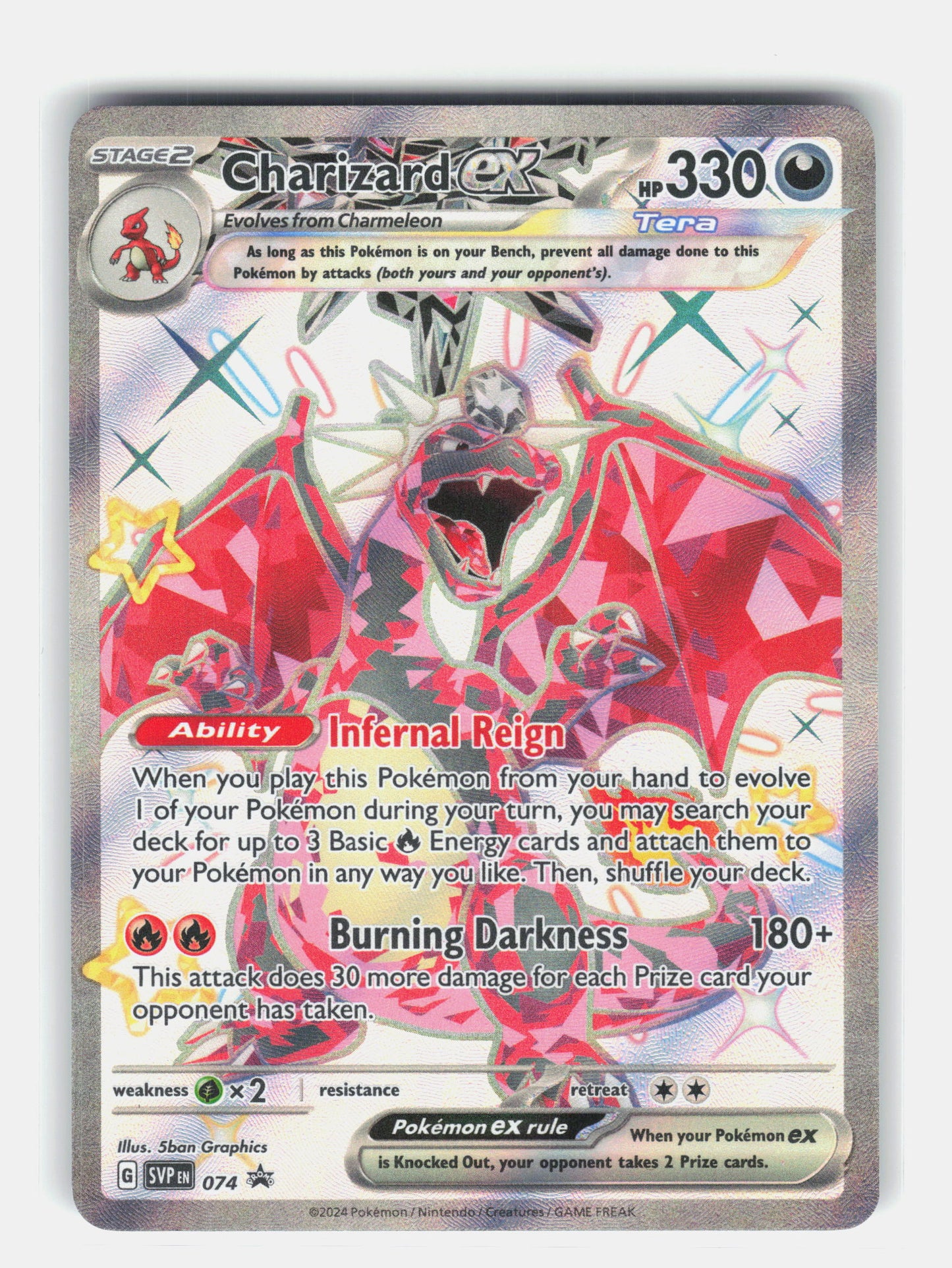 SV: Scarlet & Violet Promo Cards #074 Charizard ex
