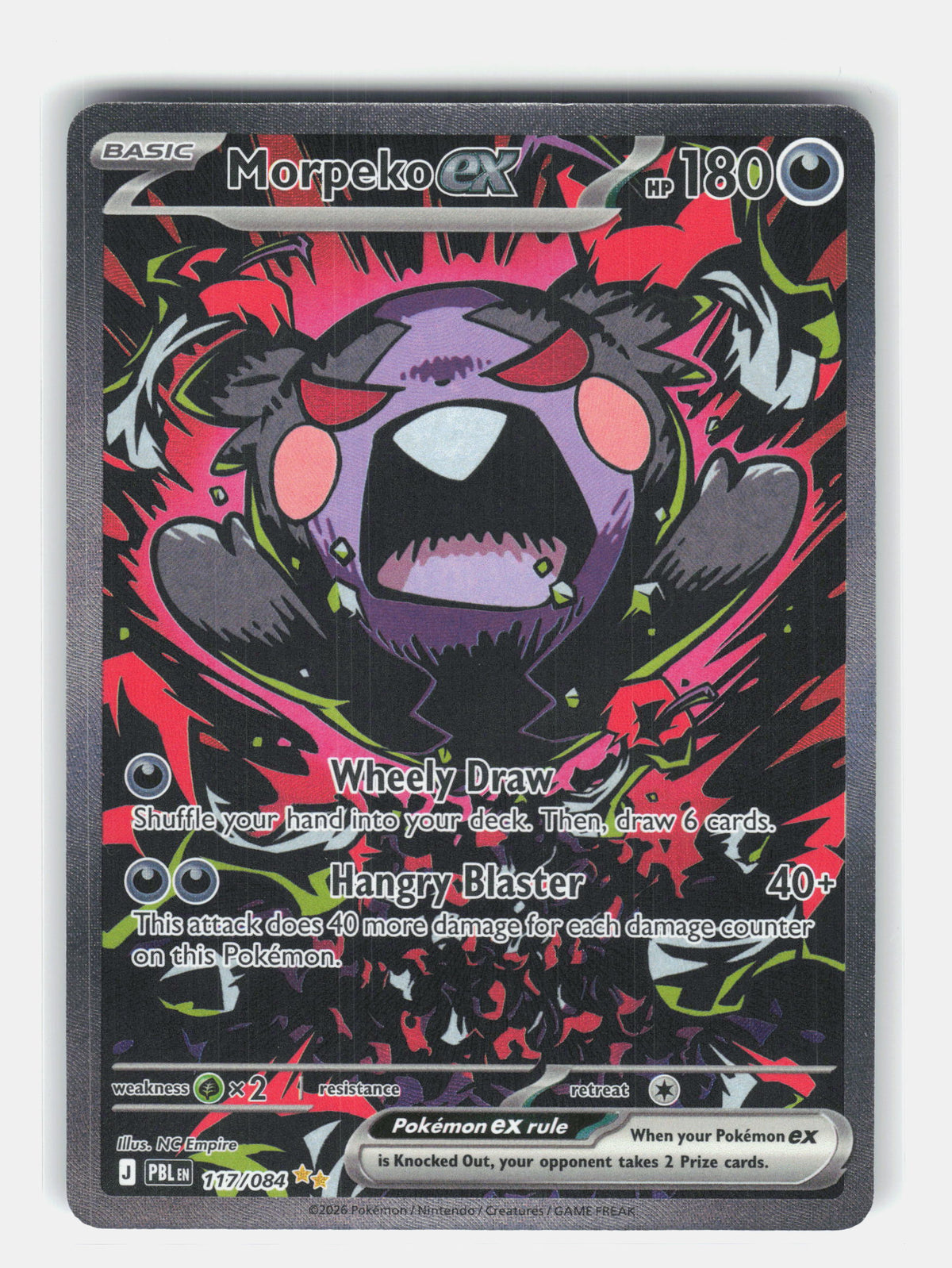 ME05: Pitch Black #117/084 Morpeko ex