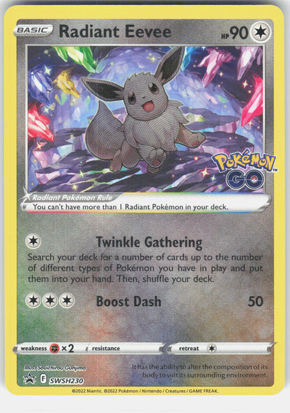 SWSH: Sword & Shield Promo Cards #SWSH230 Radiant Eevee