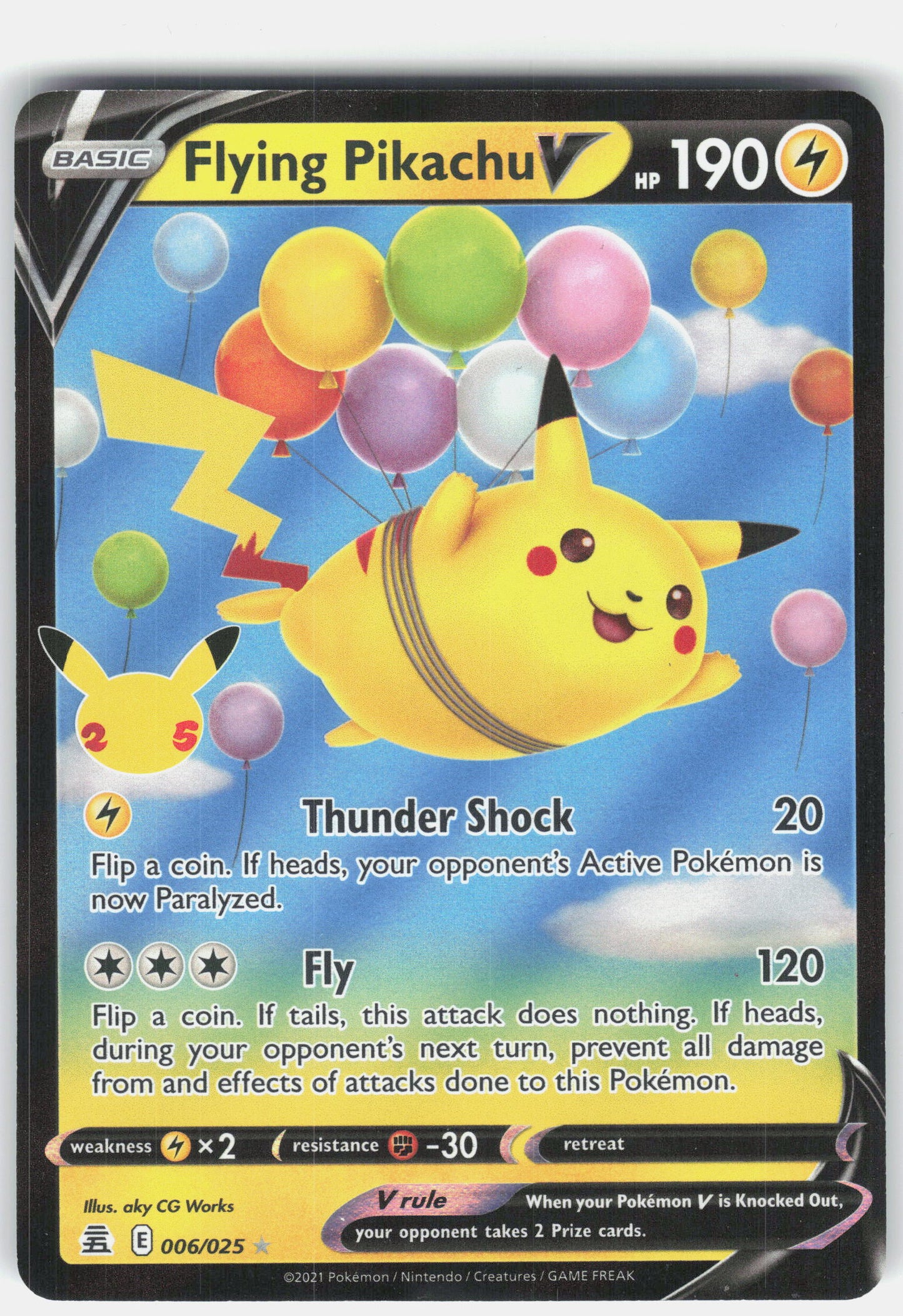 Celebrations #006/025 Flying Pikachu V