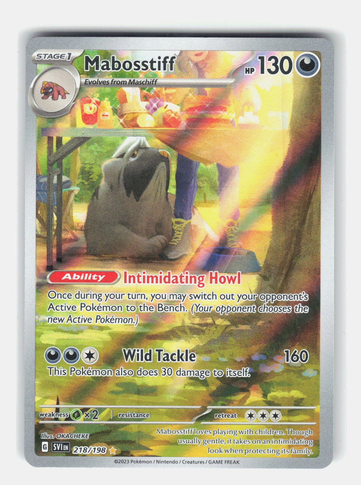 SV01: Scarlet & Violet Base Set #218/198 Mabosstiff
