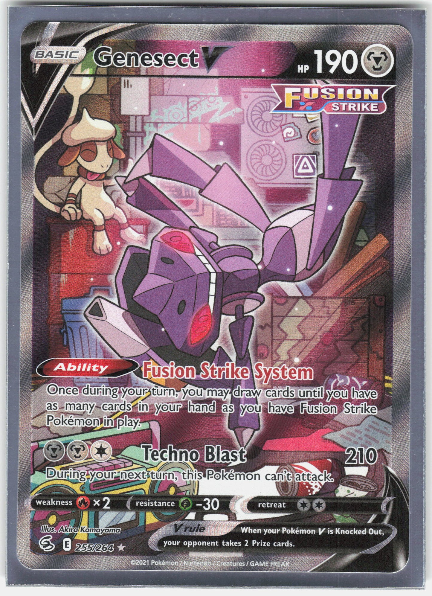 SWSH08: Fusion Strike #255/264 Genesect V (Alternate Full Art)