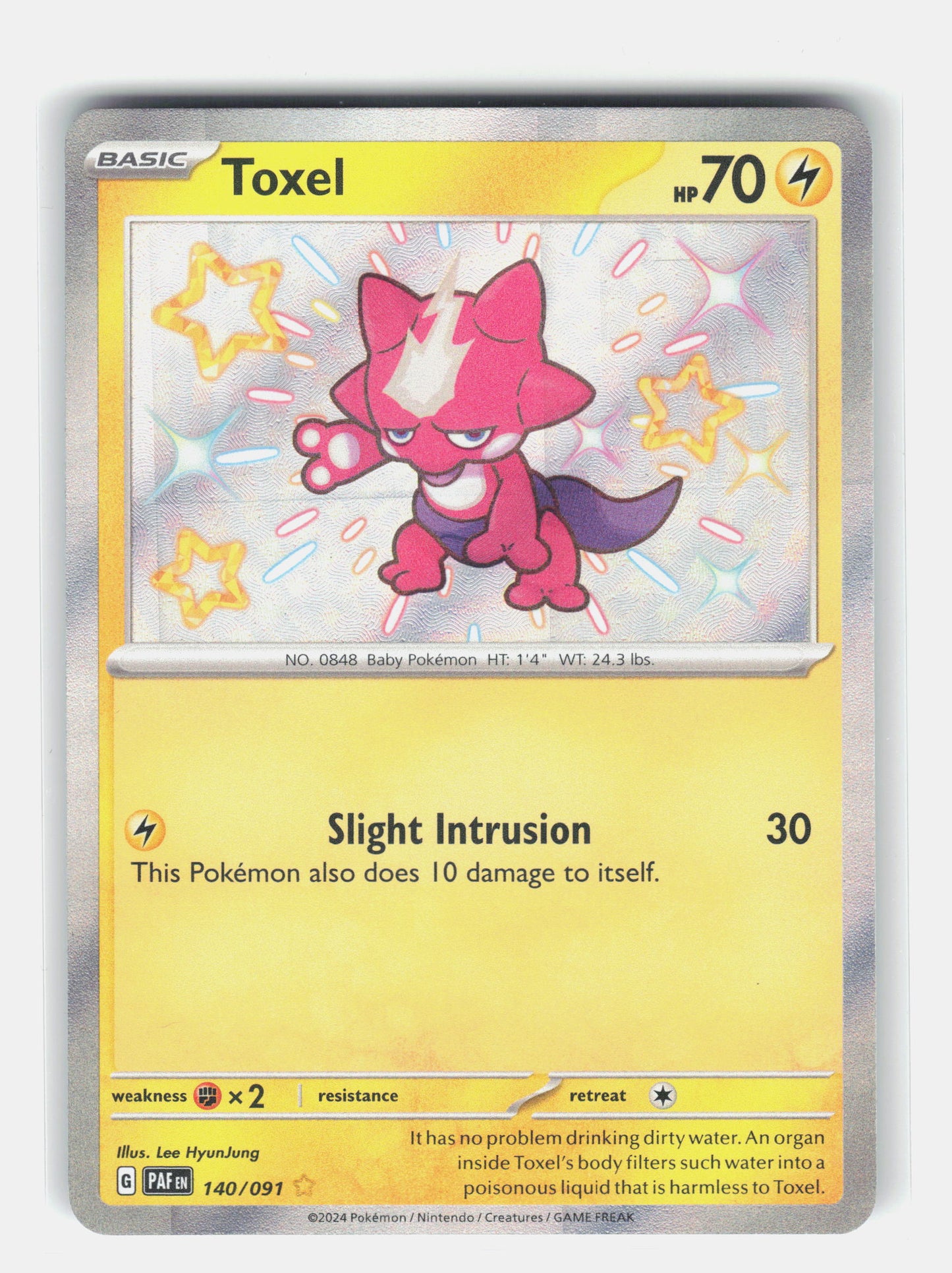 SV: Paldean Fates #140/091 Toxel