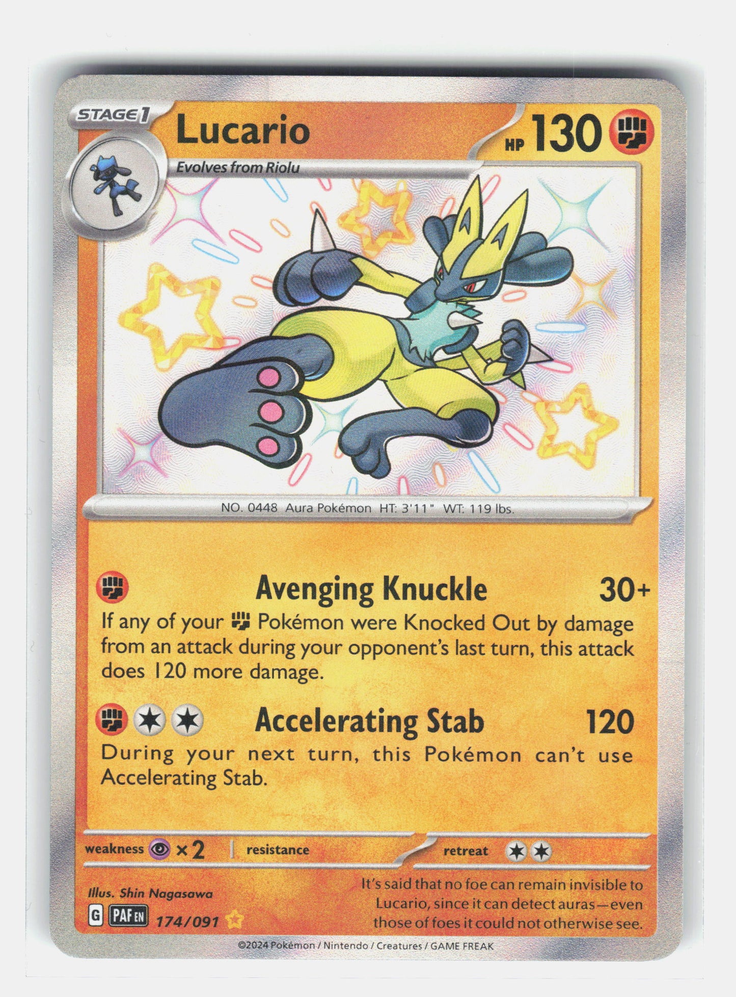 SV: Paldean Fates #174/091 Lucario