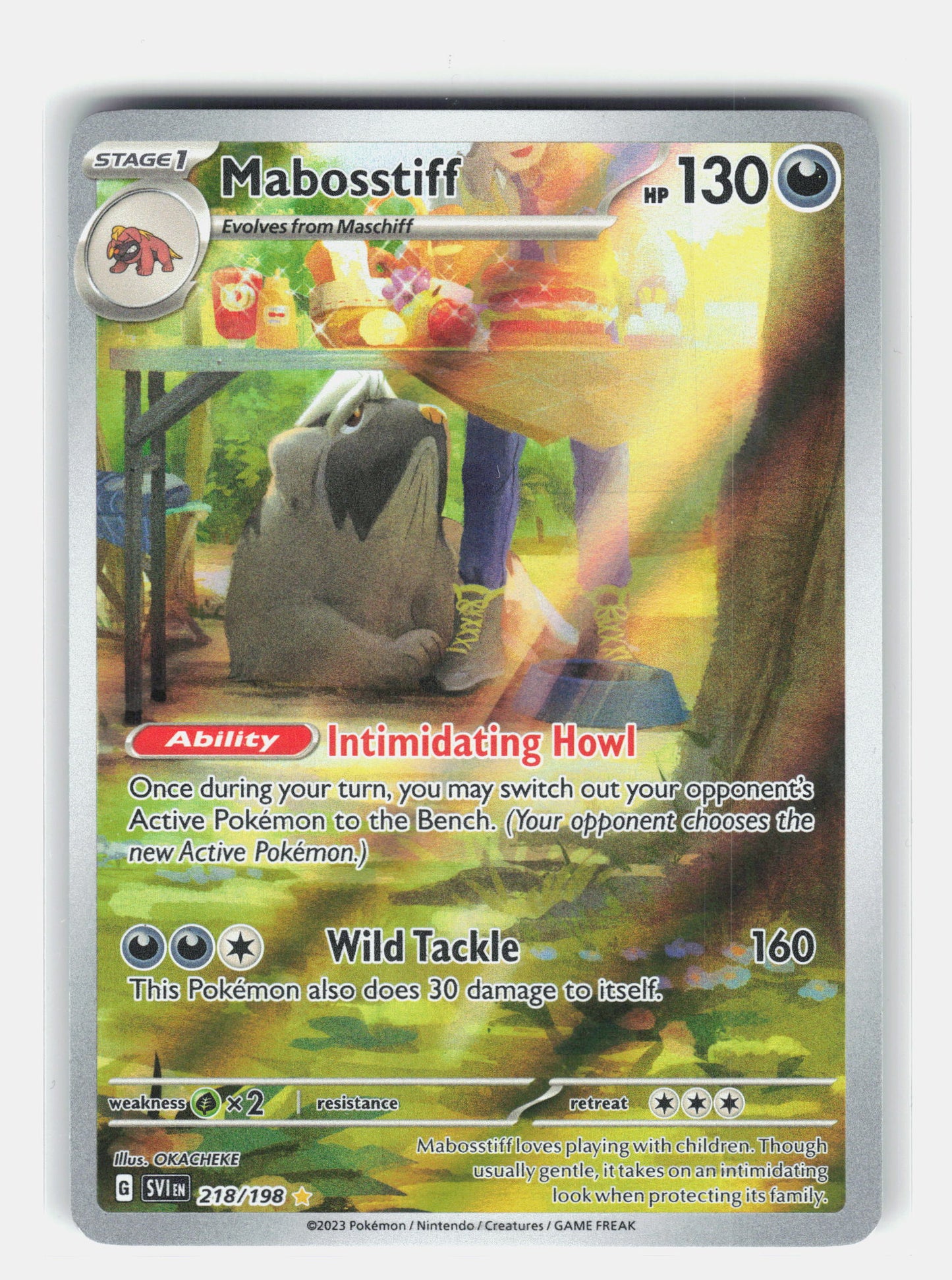 SV01: Scarlet & Violet Base Set #218/198 Mabosstiff