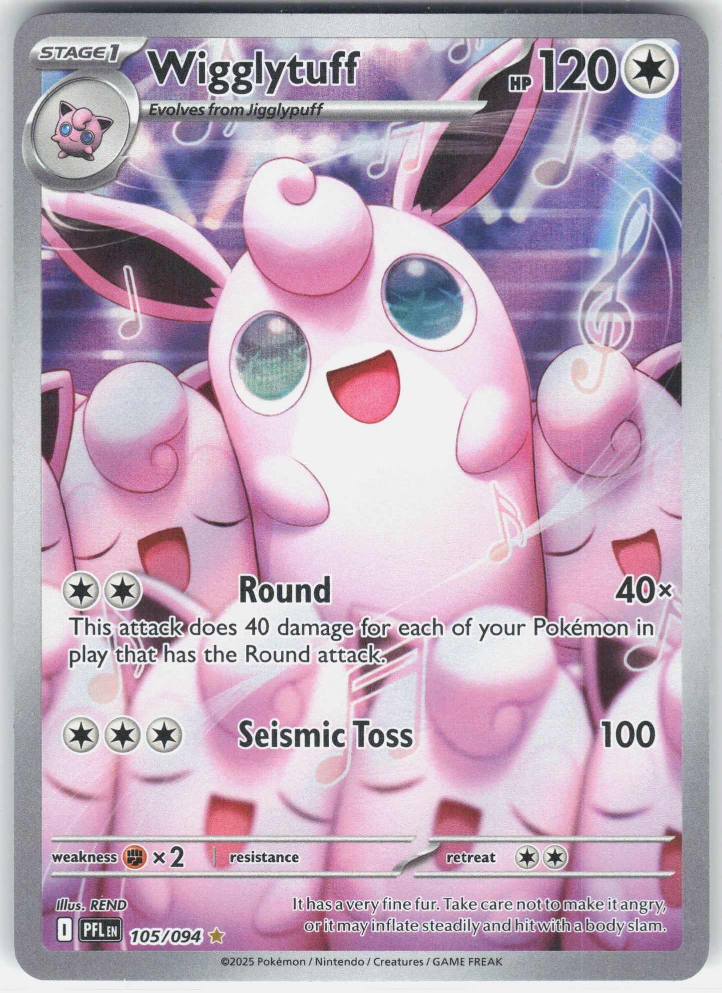 ME02: Phantasmal Flames #105/094 Wigglytuff