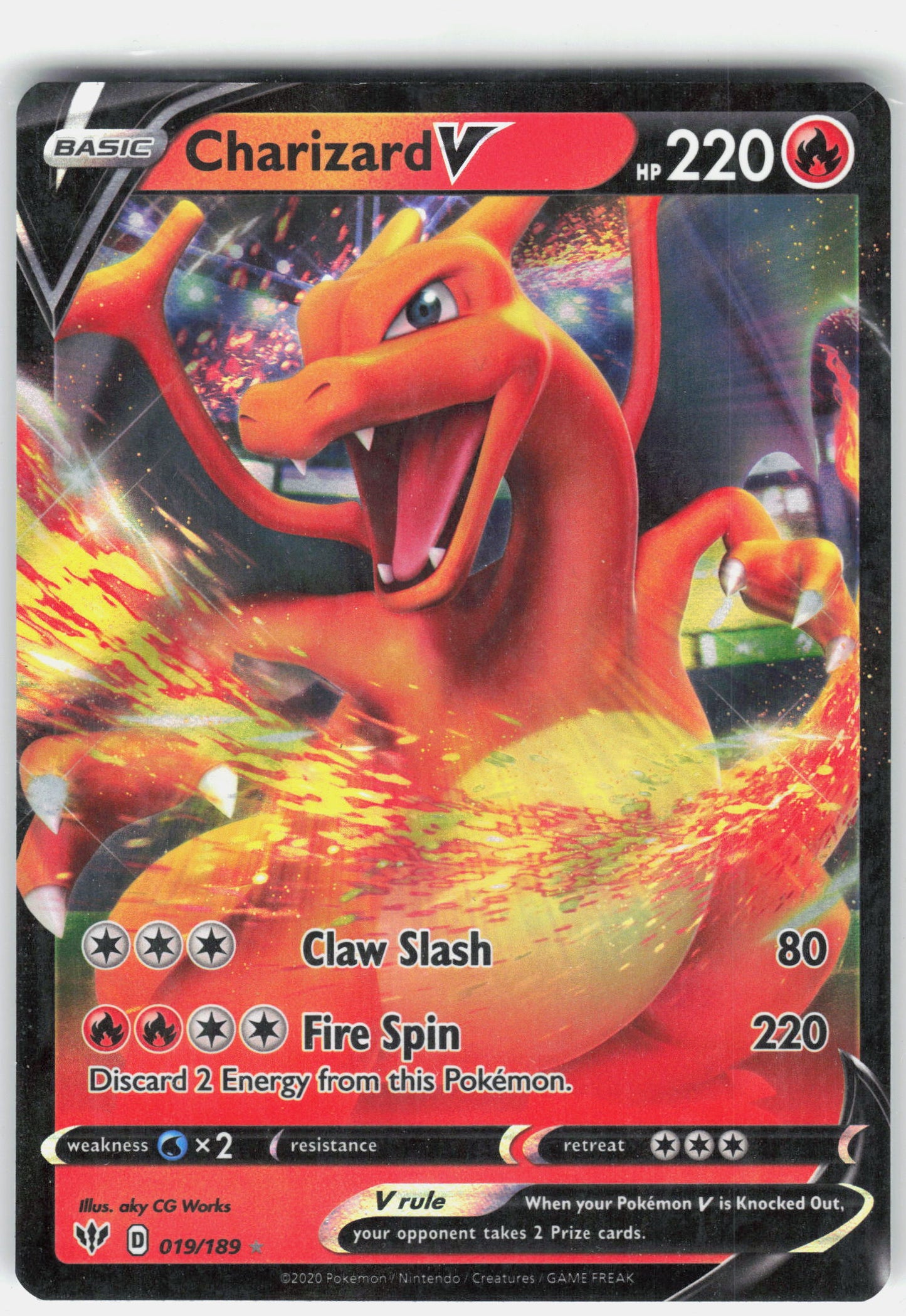 SWSH03: Darkness Ablaze #019/189 Charizard V