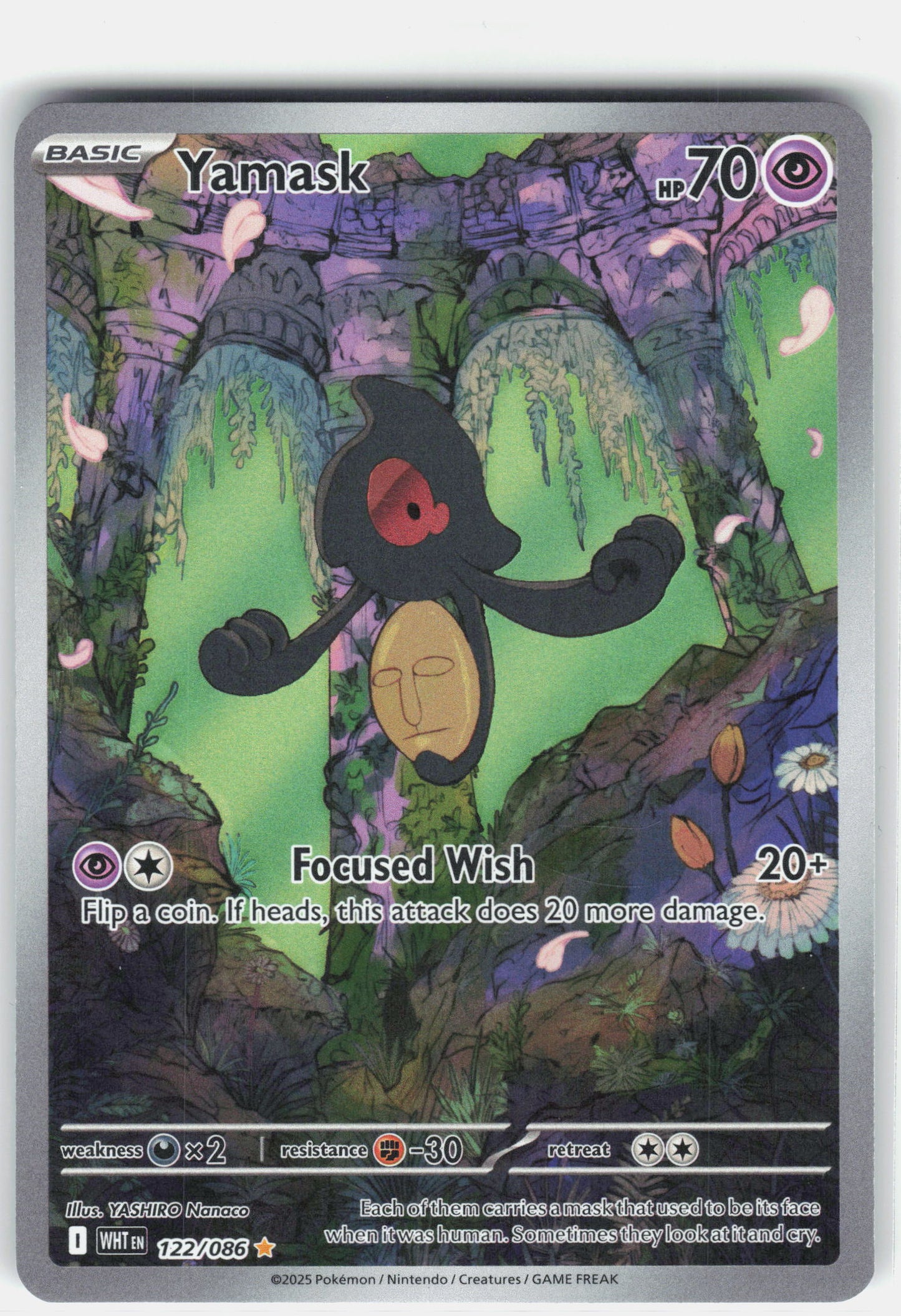 2025 Pokémon Scarlet & Violet - White Flare #122 Yamask
