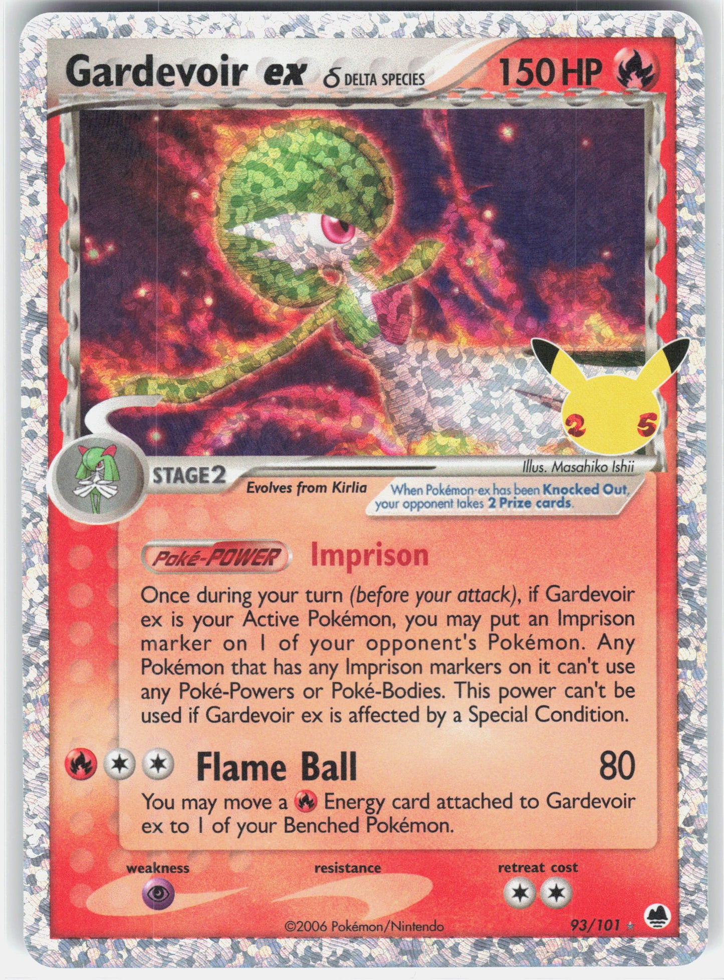 Celebrations: Classic Collection #93/101 Gardevoir ex (Delta Species)