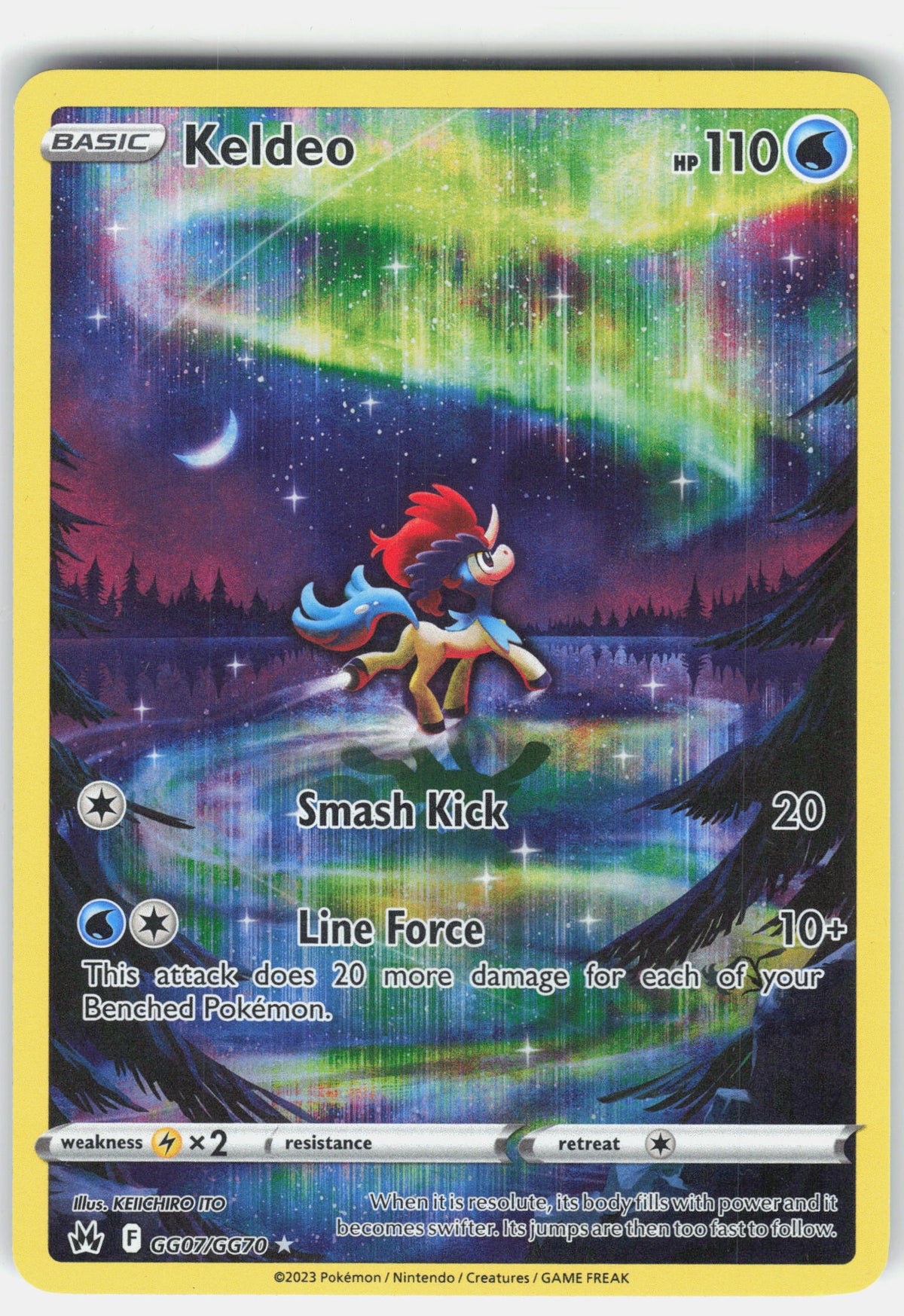 SWSH: Crown Zenith: Galarian Gallery #GG07/GG70 Keldeo