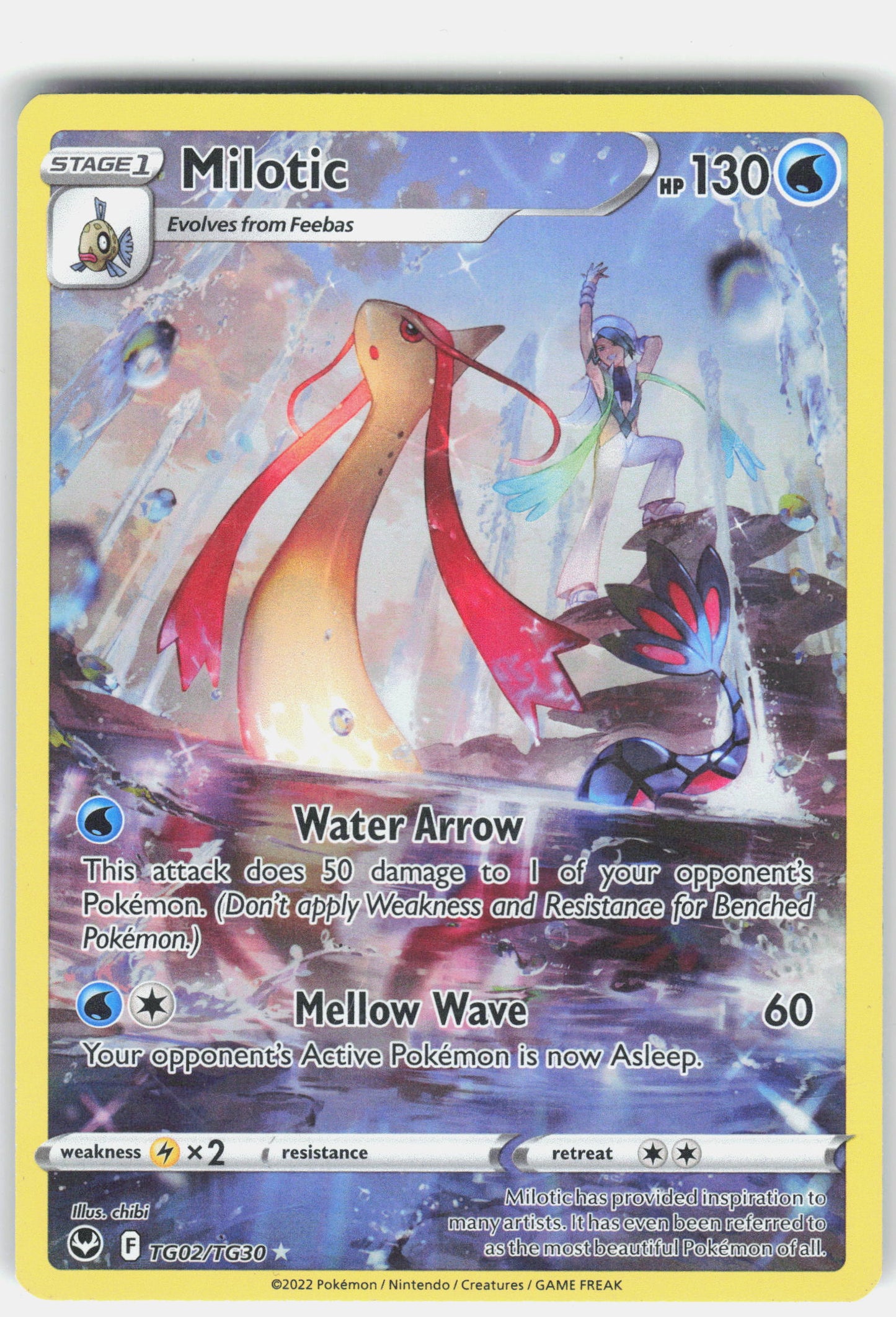 SWSH12: Silver Tempest Trainer Gallery #TG02/TG30 Milotic