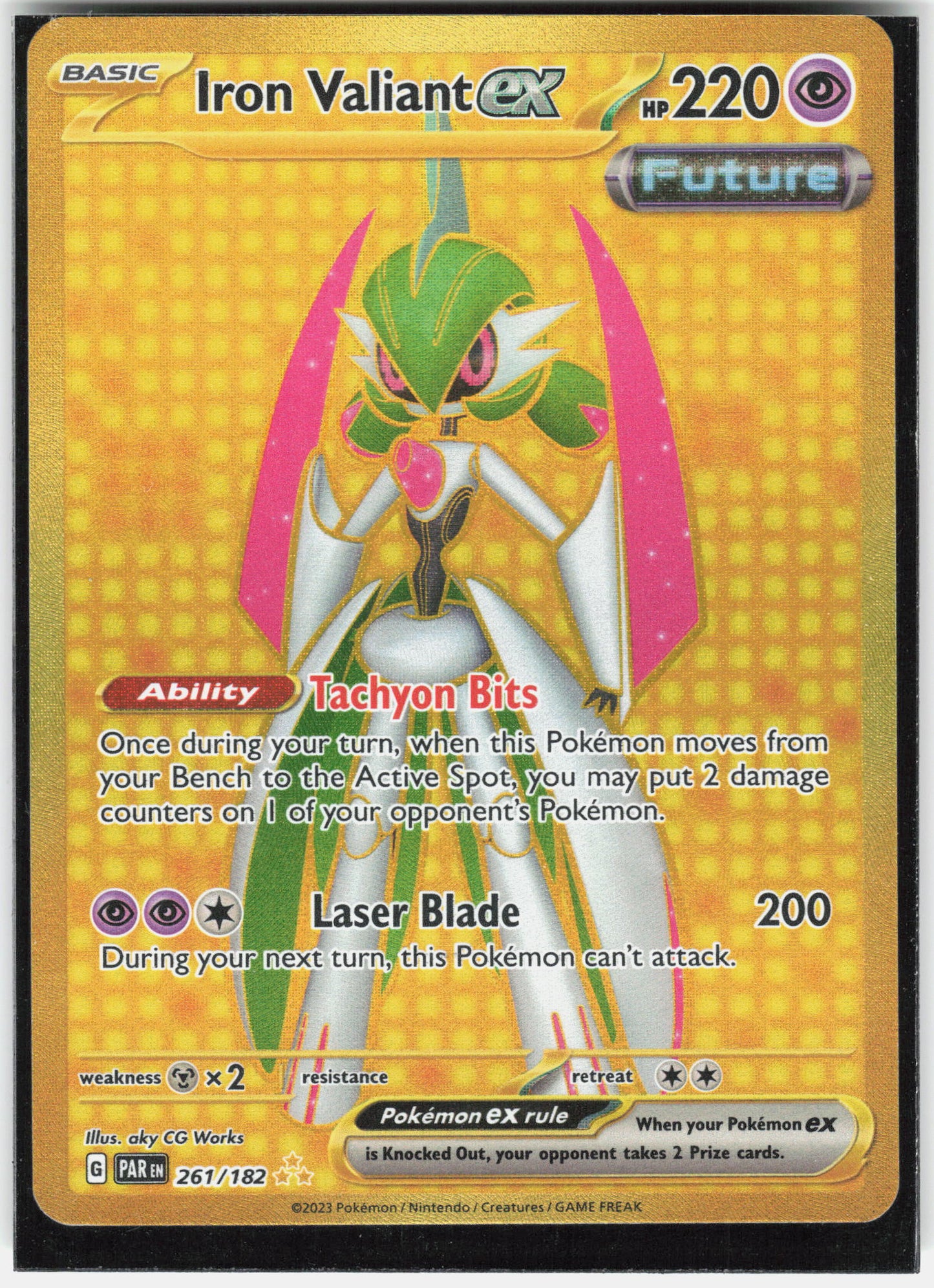 SV04: Paradox Rift #261/182 Iron Valiant ex