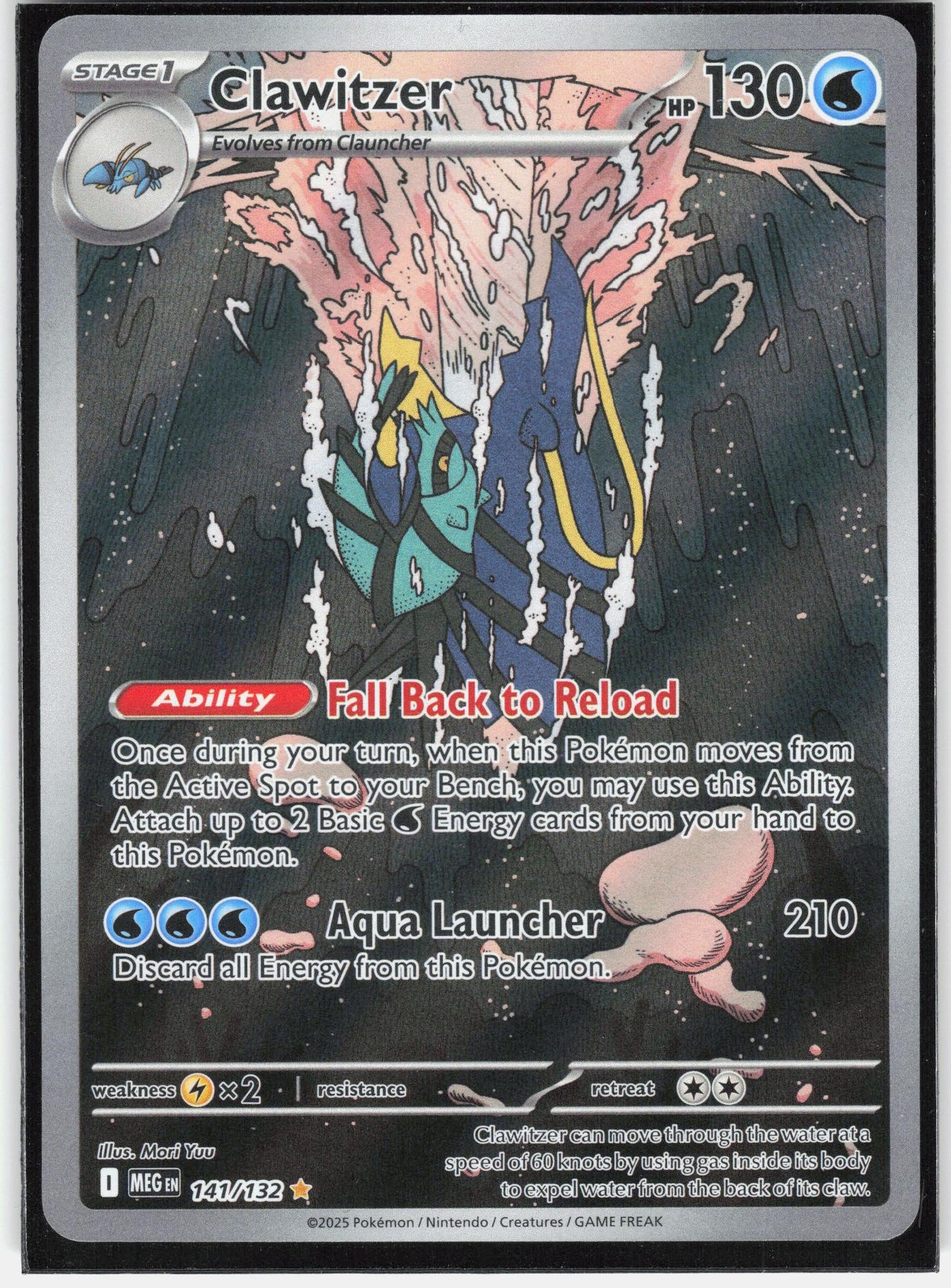 ME01: Mega Evolution #141/132 Clawitzer