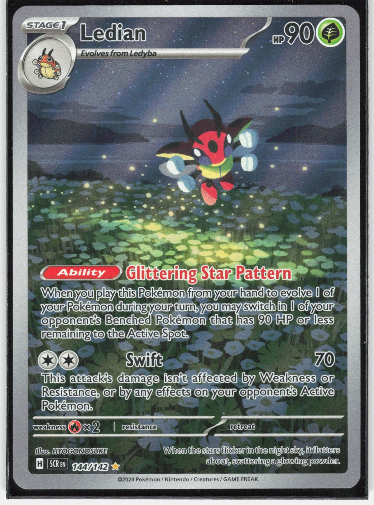 SV07: Stellar Crown #144/142 Ledian