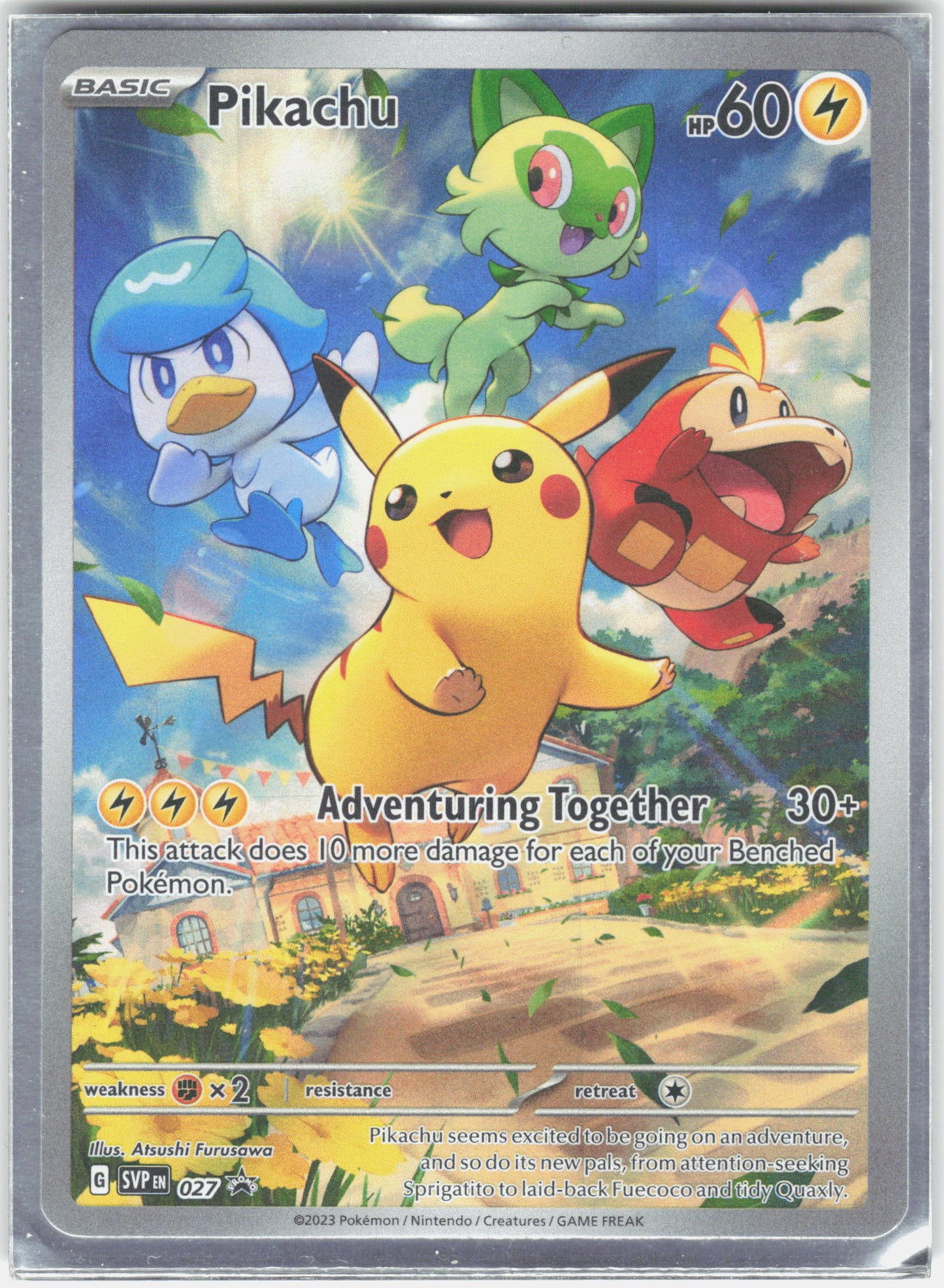 SV: Scarlet & Violet Promo Cards #027 Pikachu