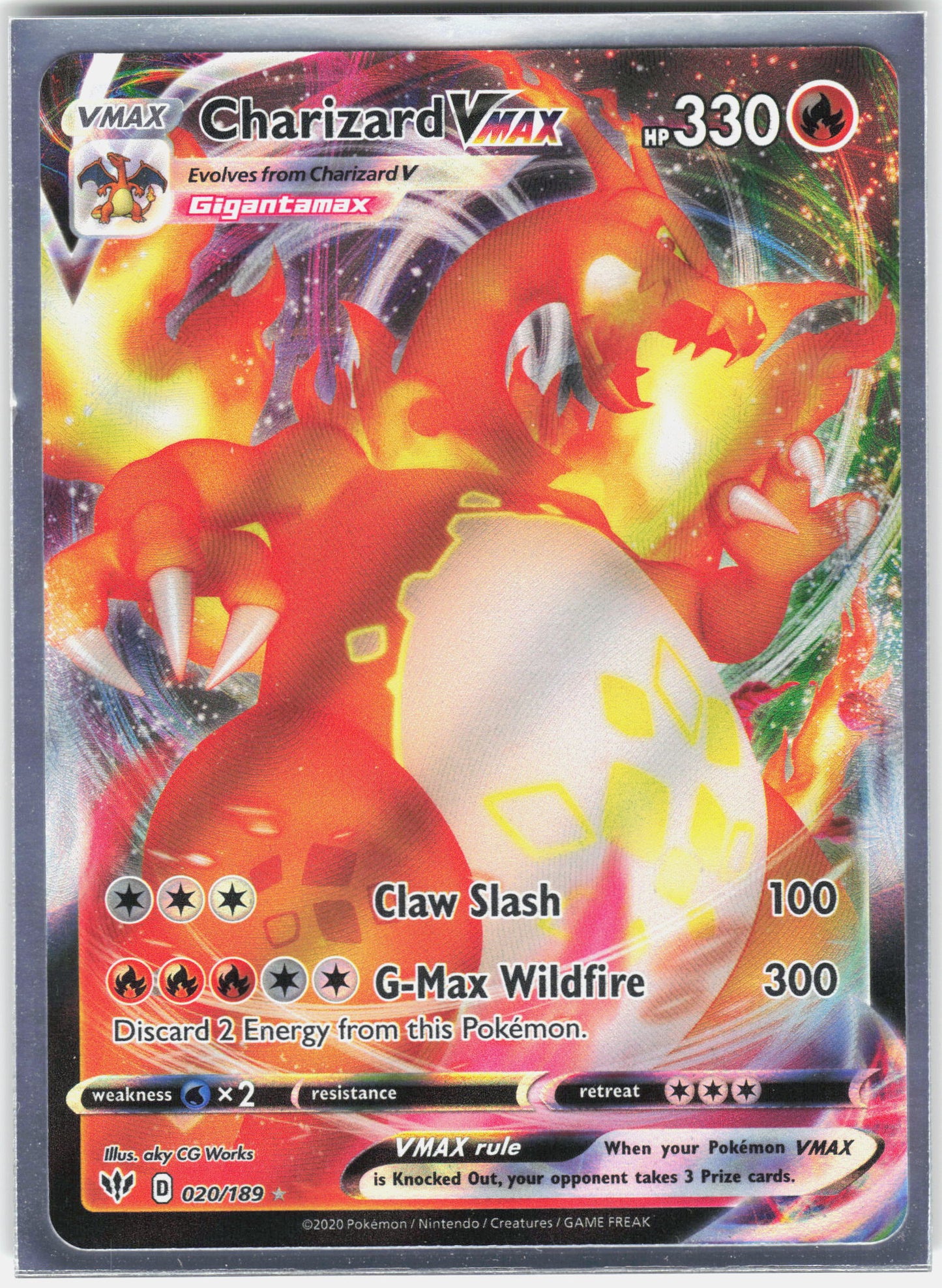 SWSH03: Darkness Ablaze #020/189 Charizard VMAX