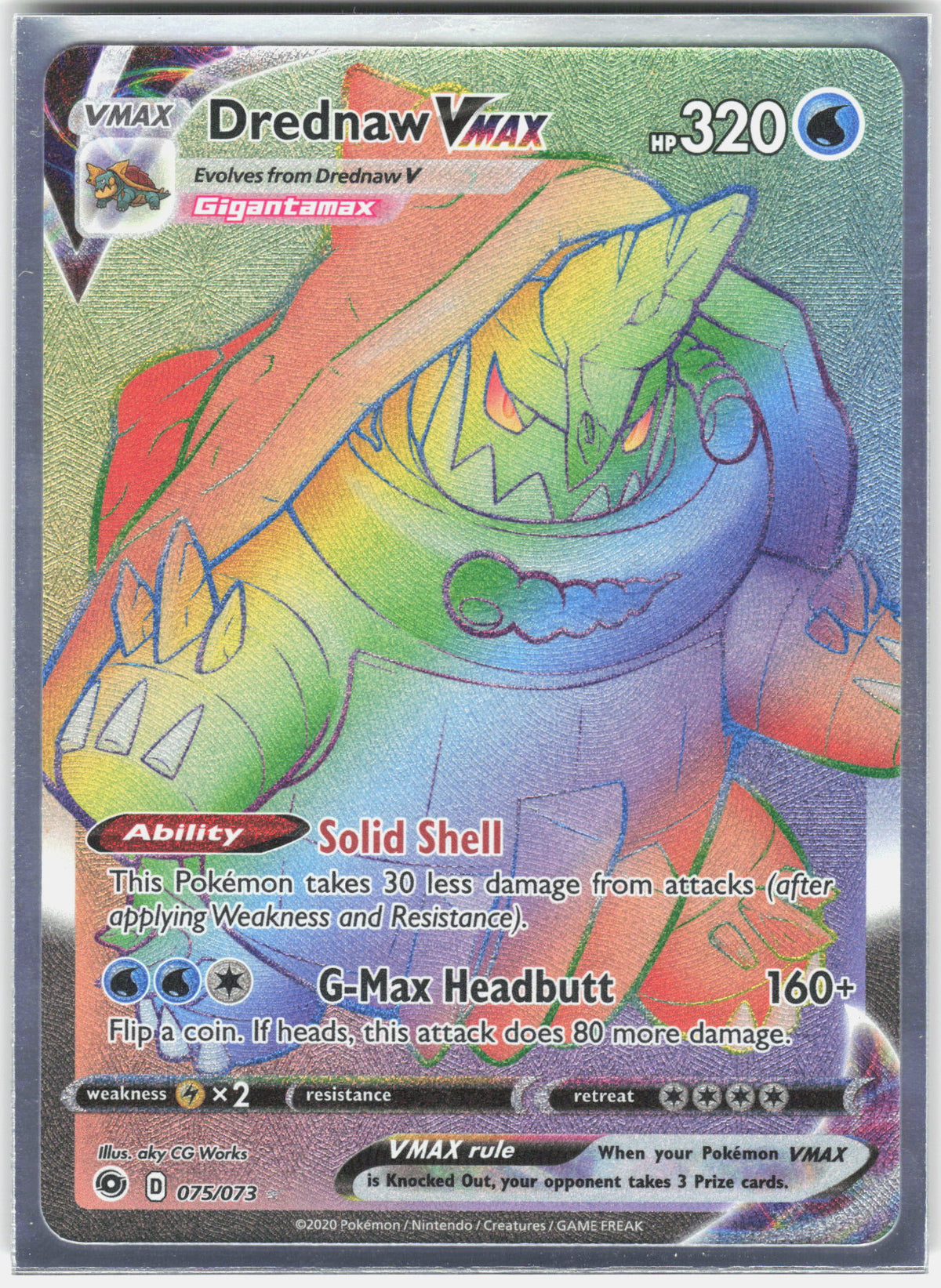 Champion's Path #75/73 Drednaw VMAX (Secret)