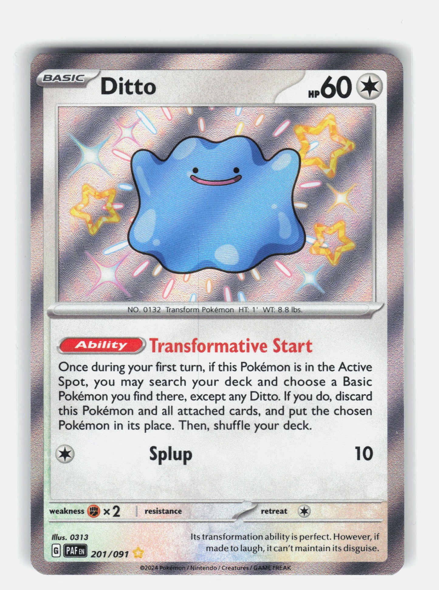 SV: Paldean Fates #201/091 Ditto