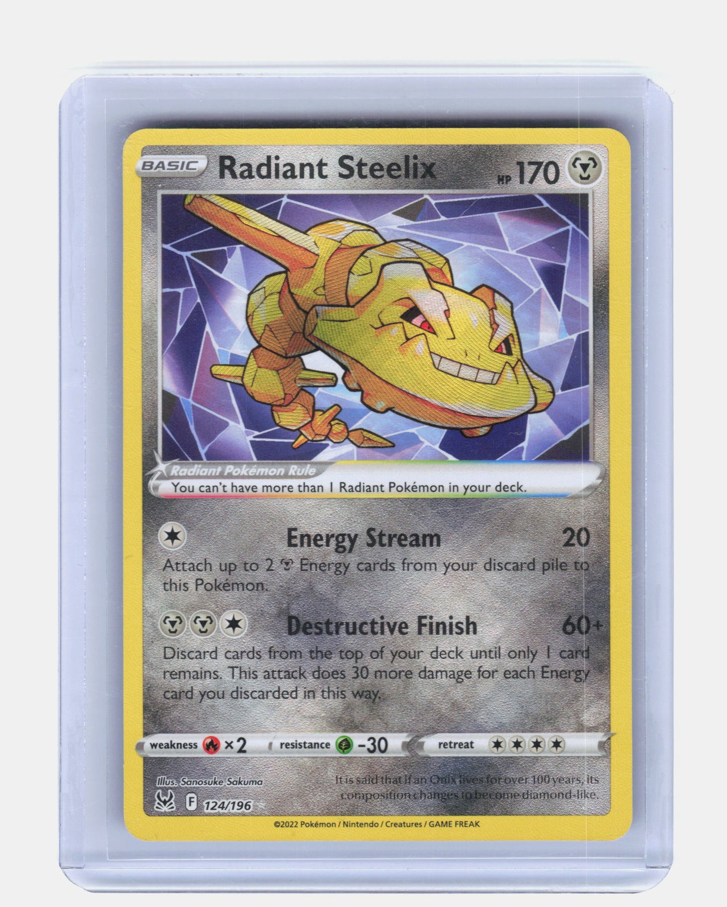 SWSH11: Lost Origin #124/196 Radiant Steelix