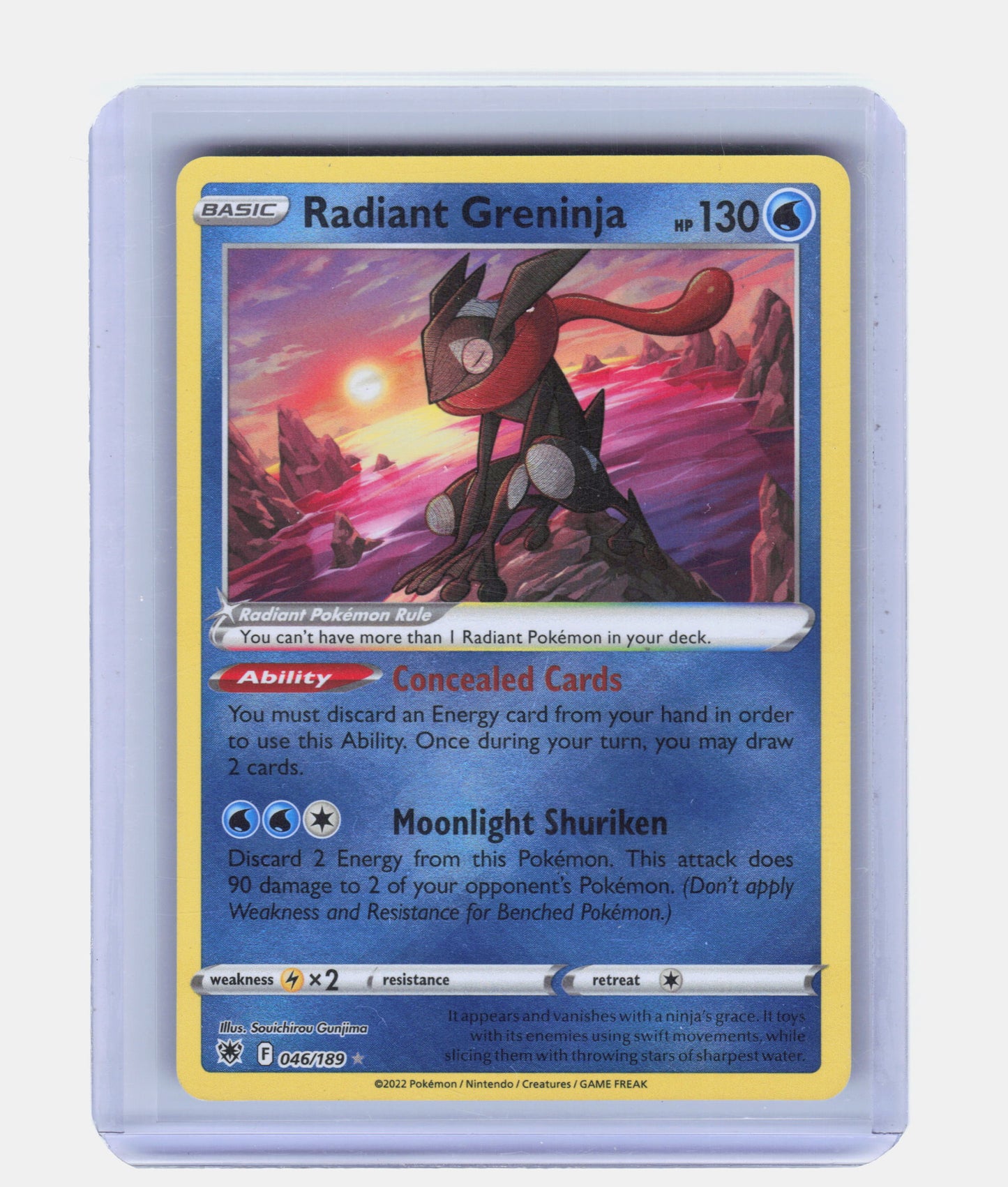 SWSH10: Astral Radiance #046/189 Radiant Greninja